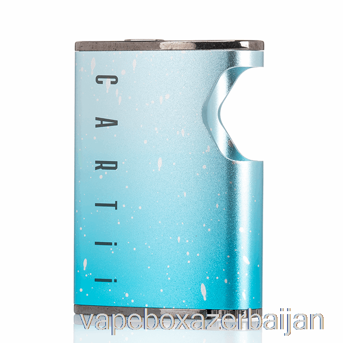 E-Juice Vape DAZZLEAF Cartii 2 in 1 Twist 510 Thread Battery Sky Blue Splatter